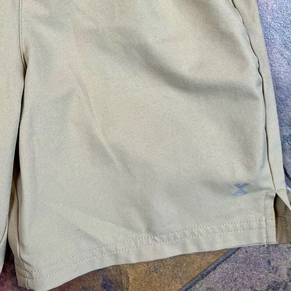 Xersion Girl’s Kahki Colored Quick Dry Athletic Shorts Medium 10/12